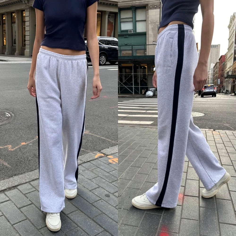 NWT Brandy Melville “Anastasia” Stripe Sweatpants